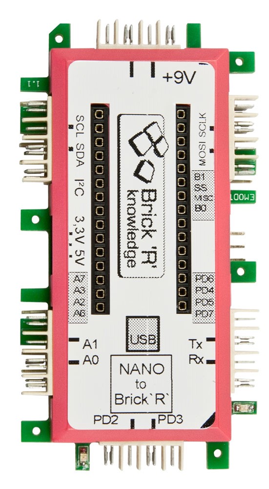 ALLNET Brick&apos;R&apos;knowledge Arduino® Nano Adapter - Ohne Arduino®