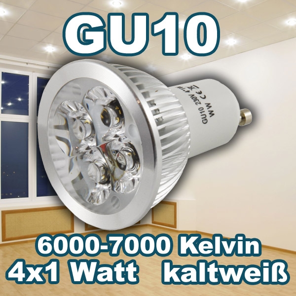 Synergy 21 LED Retrofit GU10 4x1W Hideg fehér 440lm