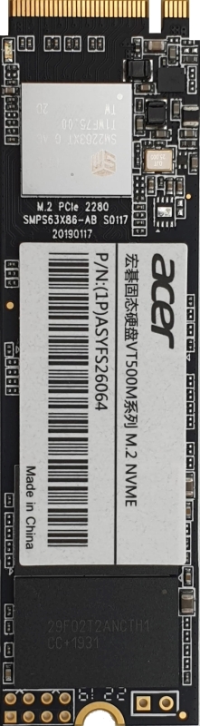 Flash M.2 SSD 128GB Acer VT500M PCIe gen.3 NVMe SSD