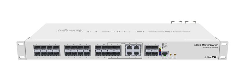 MikroTik Cloud Router Switch CRS328-4C-20S-4S&plus;RM, 20x SFP, 4x SFP&plus;, 4x Combo, Rackmount