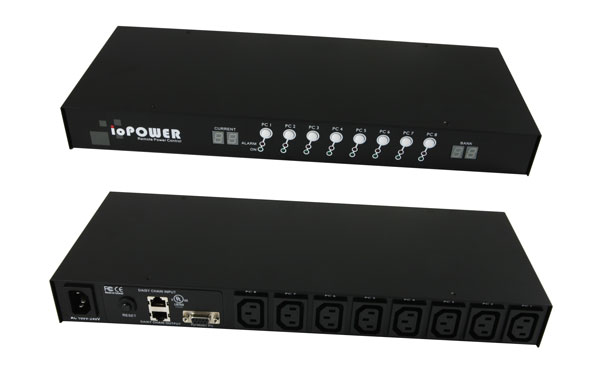 ALLNET KVM Switch Zubehör IOPOWER 8-Port Steckdosen für IP Prima-Serie,