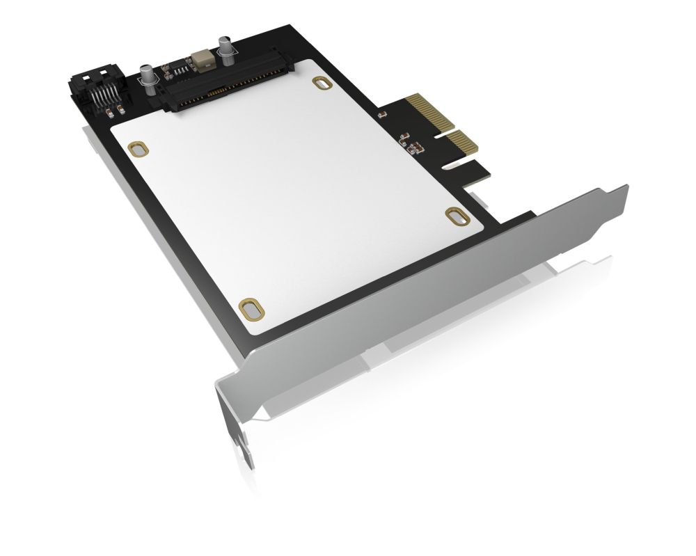 ICY Box Schnittstellenkarte, 1x 2,5" U.2 NVMe oder SATA SSD, PCI-Express, IB-PCI2017-U2,