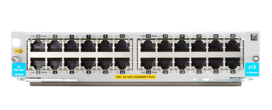 HP Switch Modul, ZL-Serie, 10-1000Mbit 24xTP, POE&plus;, v3 zl2,