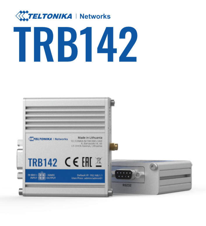 Teltonika · Gateway · TRB142 · LTE CAT4 RS232