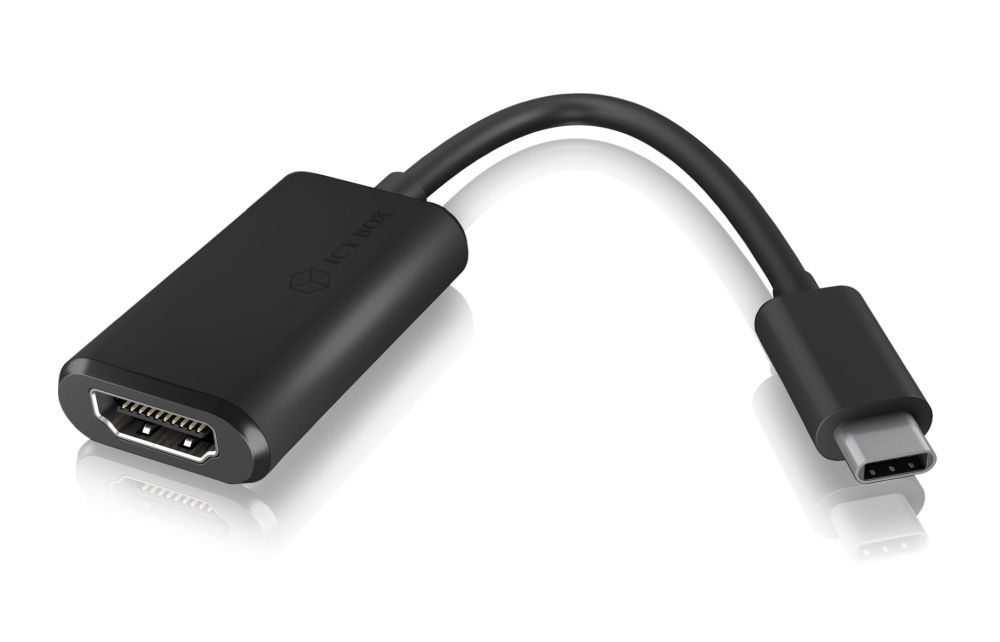 ICY Box Adapter, USB 3.1 Type-C auf HDMI, mit HDR Unterstützung, IB-AC551-C,