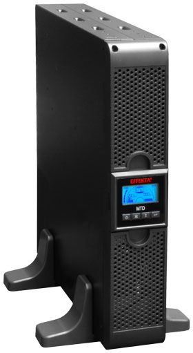 Effekta MTD RT Lineinter. USV,1500VA,  5min, MTD1500RT, USB&plus;RS232, Schwarz, Tower/19",