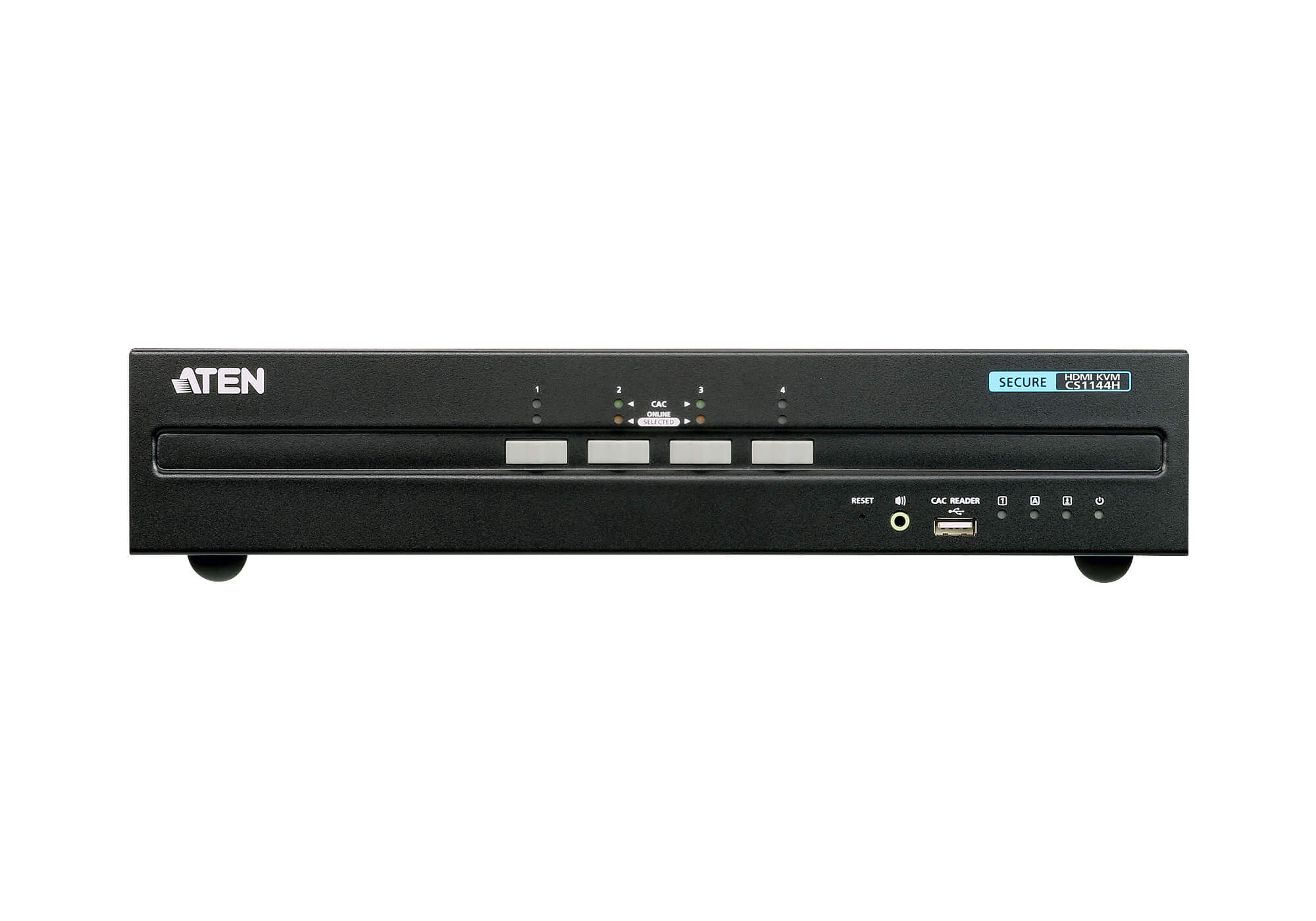 Aten KVM-Switch  4-fach Audio/HDMI, USB, Secure, Dual Display,