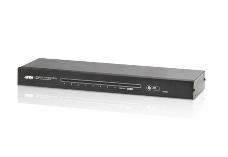 Aten Video Extender/Splitter, HDMI, 4-Port, 1xInput, 4xOutput(1xHDMI&plus; 8xRJ45)