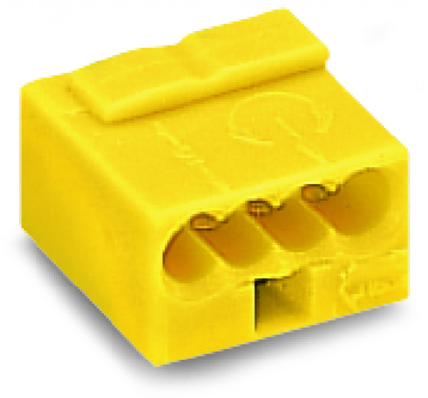 Wago Serie 243- 4-Leiter-Micro-Klemme (100 Stück) gelb