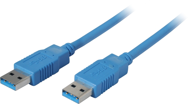 Kabel USB3.0, 1.8m, A(St)/A(St); Rev. 3.0, blau,