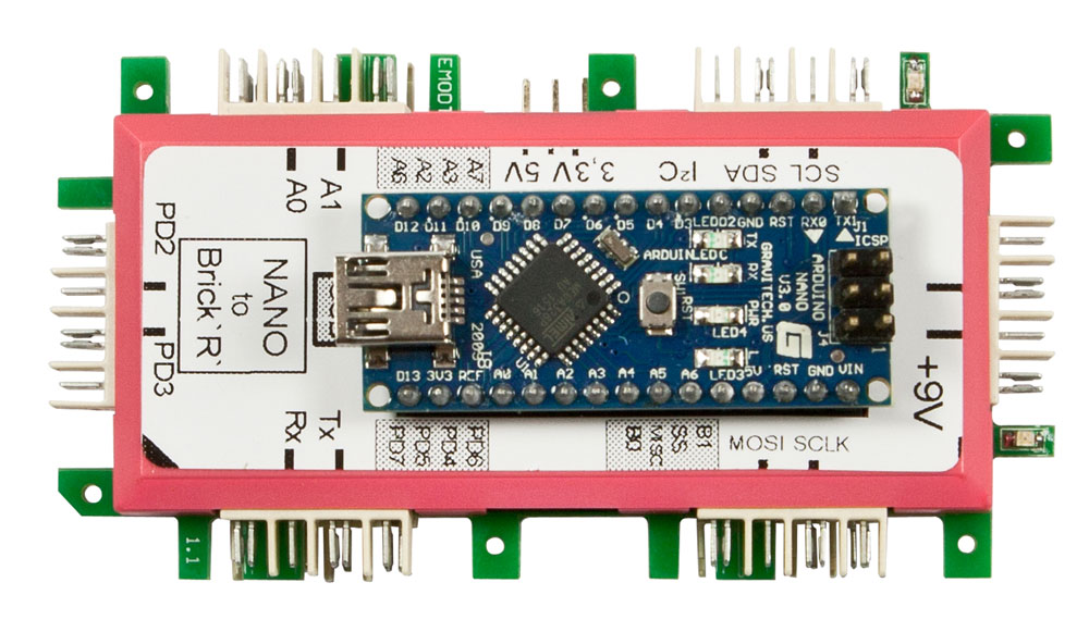ALLNET Brick&apos;R&apos;knowledge Arduino® Nano Adapter - Mit Arduino®