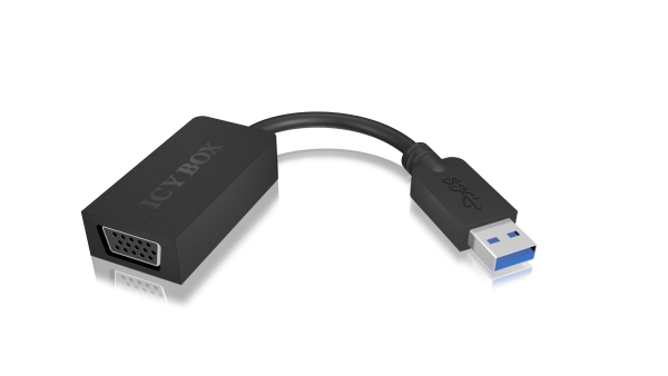 ICY Box Adapter, USB 3.0 A Typ auf VGA , IB-AC507,