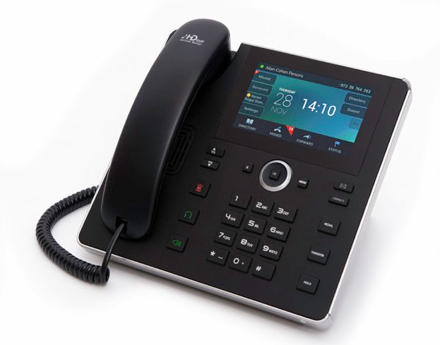 AudioCodes Teams C450HD IP-Phone PoE GbE black with integrated BT and Dual Band WiFi