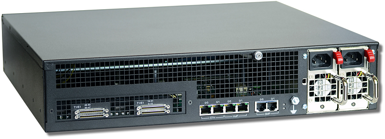 Patton SmartNode 10200 Smart Media Gateway 1 DS3, 672 VoIP Channels with Standard Signaling Set.  Redundant -48V DC Power. Locked for 1&plus;1 Configuratio