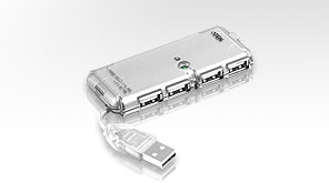 Aten USB-Hub 4-fach, USB 2.0,