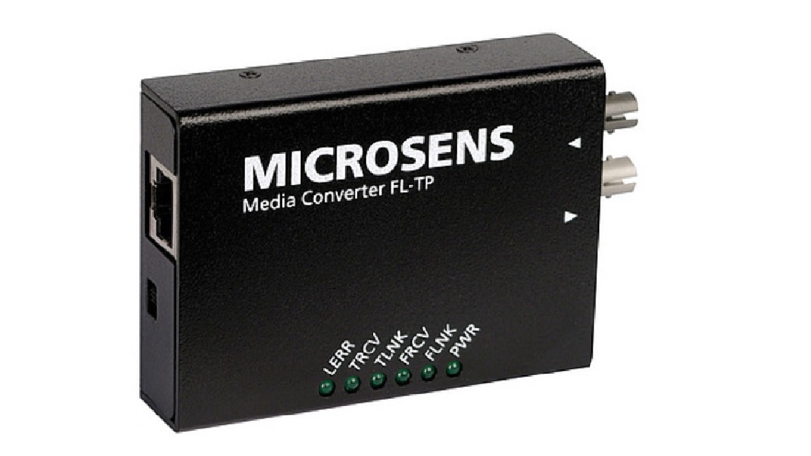 Ethernet Medienkonverter 10Base-T/10Base-FL, Multimode 850nm, ST-Stecker, inkl. Netzteil (extern)