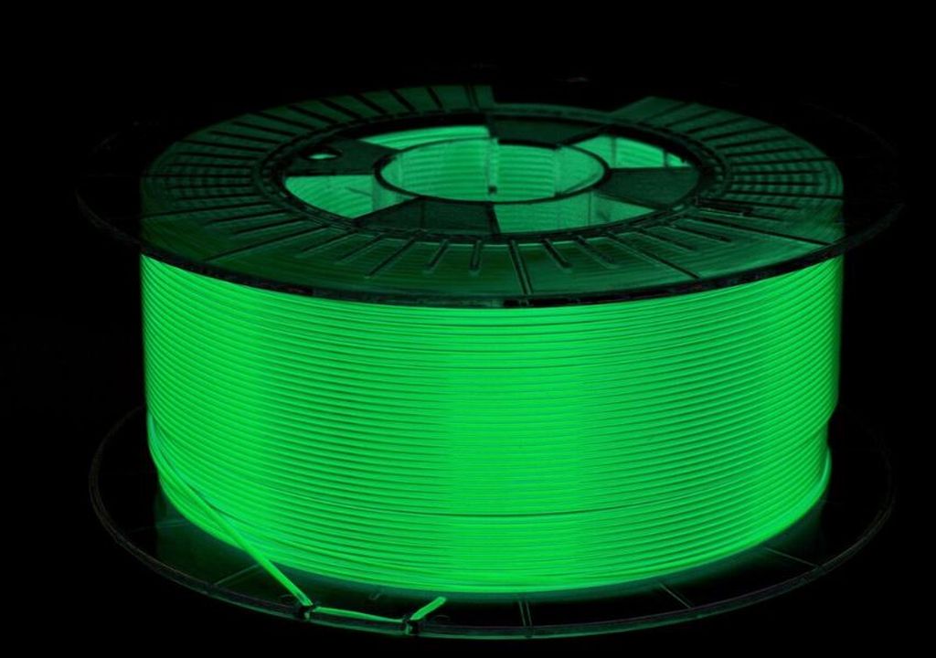 Spectrum 3D Filament / PLA Glow in the Dark / 1,75mm / grün / 0,5kg