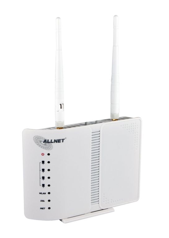 ALLNET Router ADSL2&plus; inkl. Bridge Modem & WLAN AP "ALL-WR02400N"