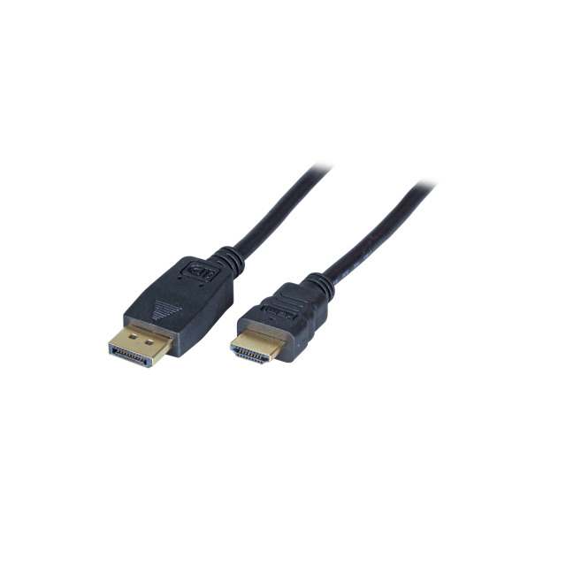 Kabel Video DisplayPort => HDMI, ST/ST,  1.0m