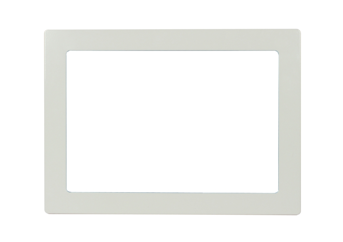 ALLNET Touch Display Tablet 10 Zoll zbh. Blende für Einbaurahmen, weiß schmal