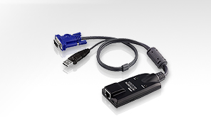 Aten KVM-Switch.zbh.Adapter Cable TPUSB&plus;VGA,