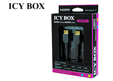 ICY Box Switch, HDMI, zbh, Kabel 2mtr.,IB-HD102