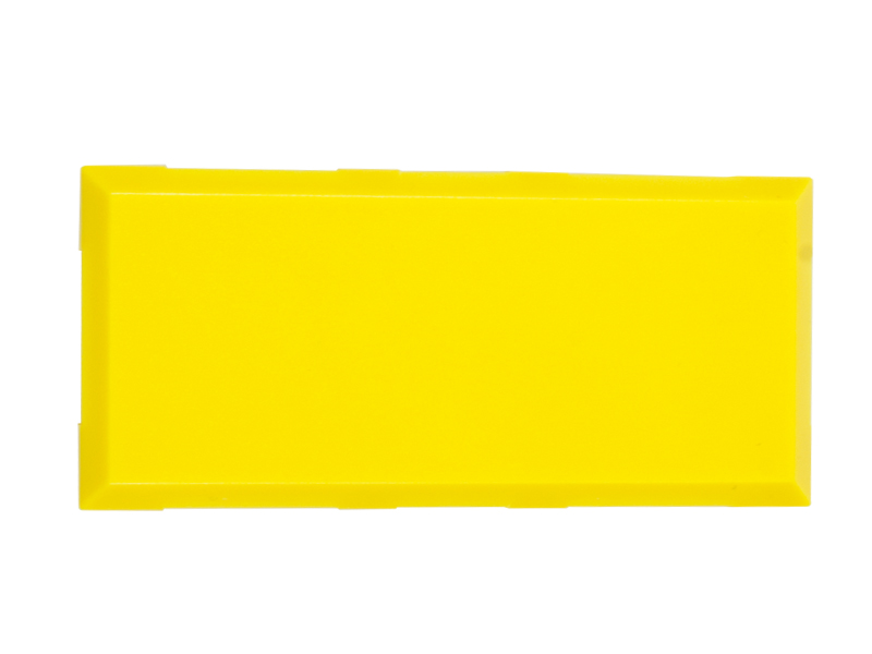 ALLNET Brick?R?knowledge Kunststoffschale 2x1 gelb oben und unten 10er Pack