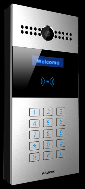 Akuvox TFE R27A IP Door SIP Intercom with Keypad (Video & Card reader) *Flush-Mount-Bundle*