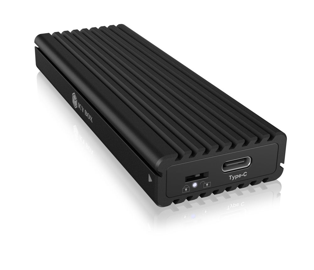 ICY Box Gehäuse, M.2 NVMe SSD&plus;SATA SSDs-> USB 3.2 Type-C, IB-1817MCT-C31,