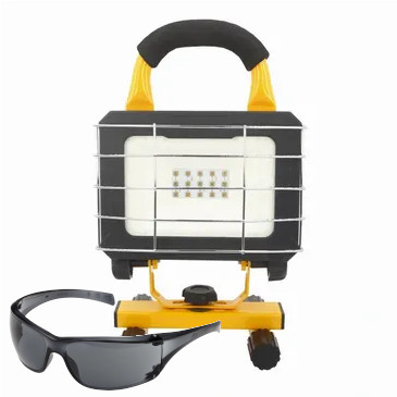 Synergy 21 LED UV-C Baustrahler 20W mit 3M Schutzbrille Virtua AP grau