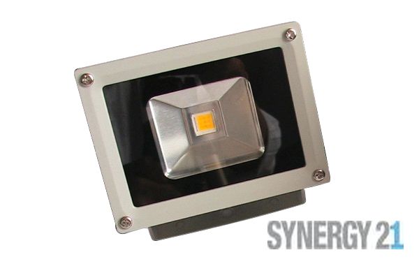 Synergy 21 LED Spot Outdoor Baustrahler 10W graues Gehäuse - grün V2