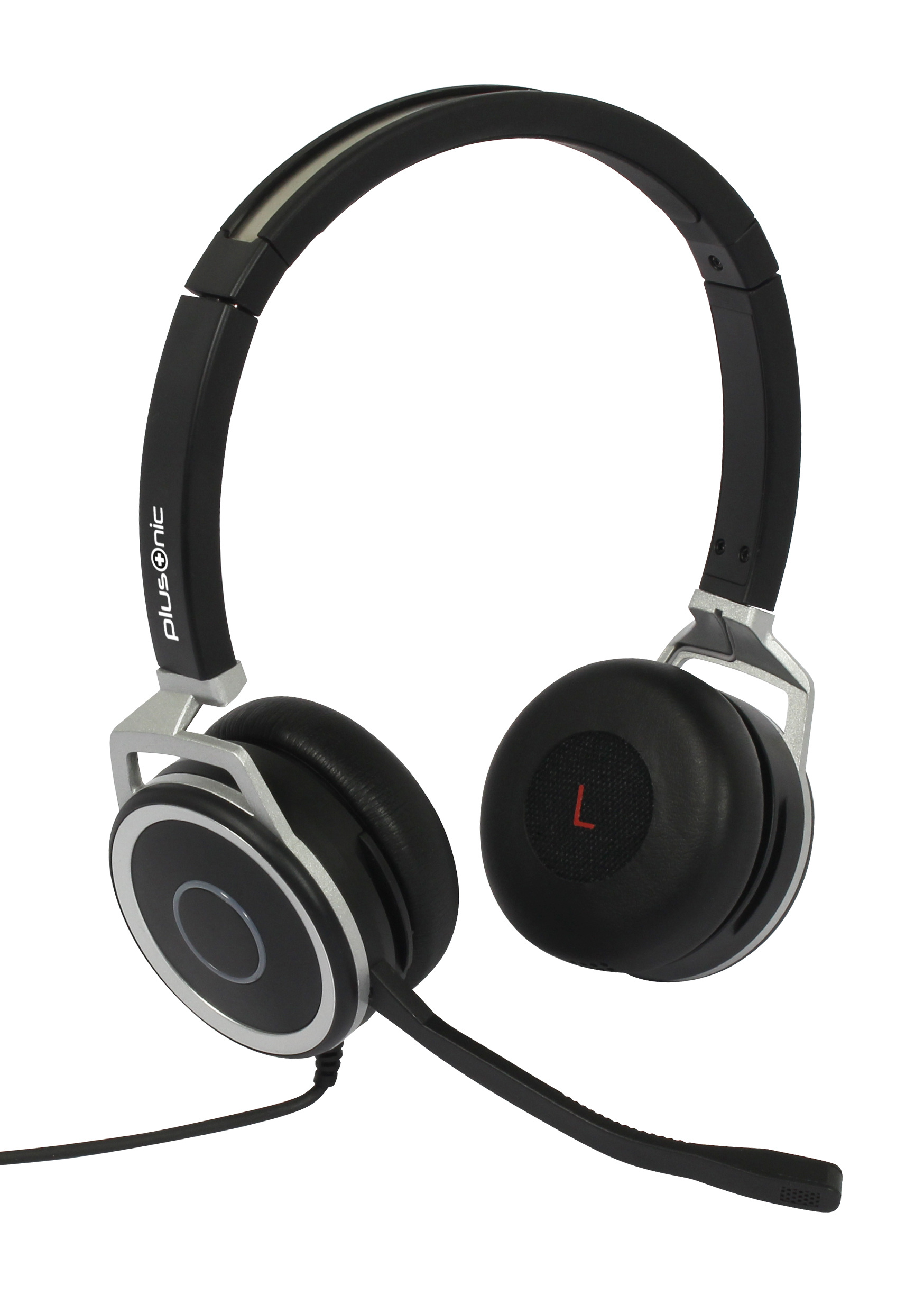 Plusonic Business Headset, 15.2P, binaural, USB & 3,5mm Klinke