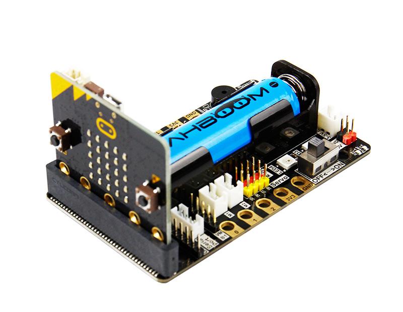 Yahboom super:bit expansion board mit Batterie und USB Kabel (ohne micro:bit Board)