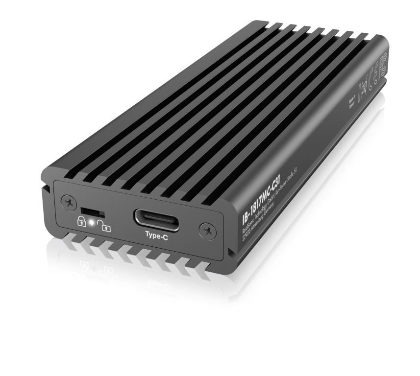 ICY Box Gehäuse, M.2 NVMe SSD-> USB 3.1 Type-C, IB-1817M-C31