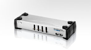 Aten KVM-Switch  4-f. Audio/VGA/USB/DVI CS-1764,EB897,(Tasta