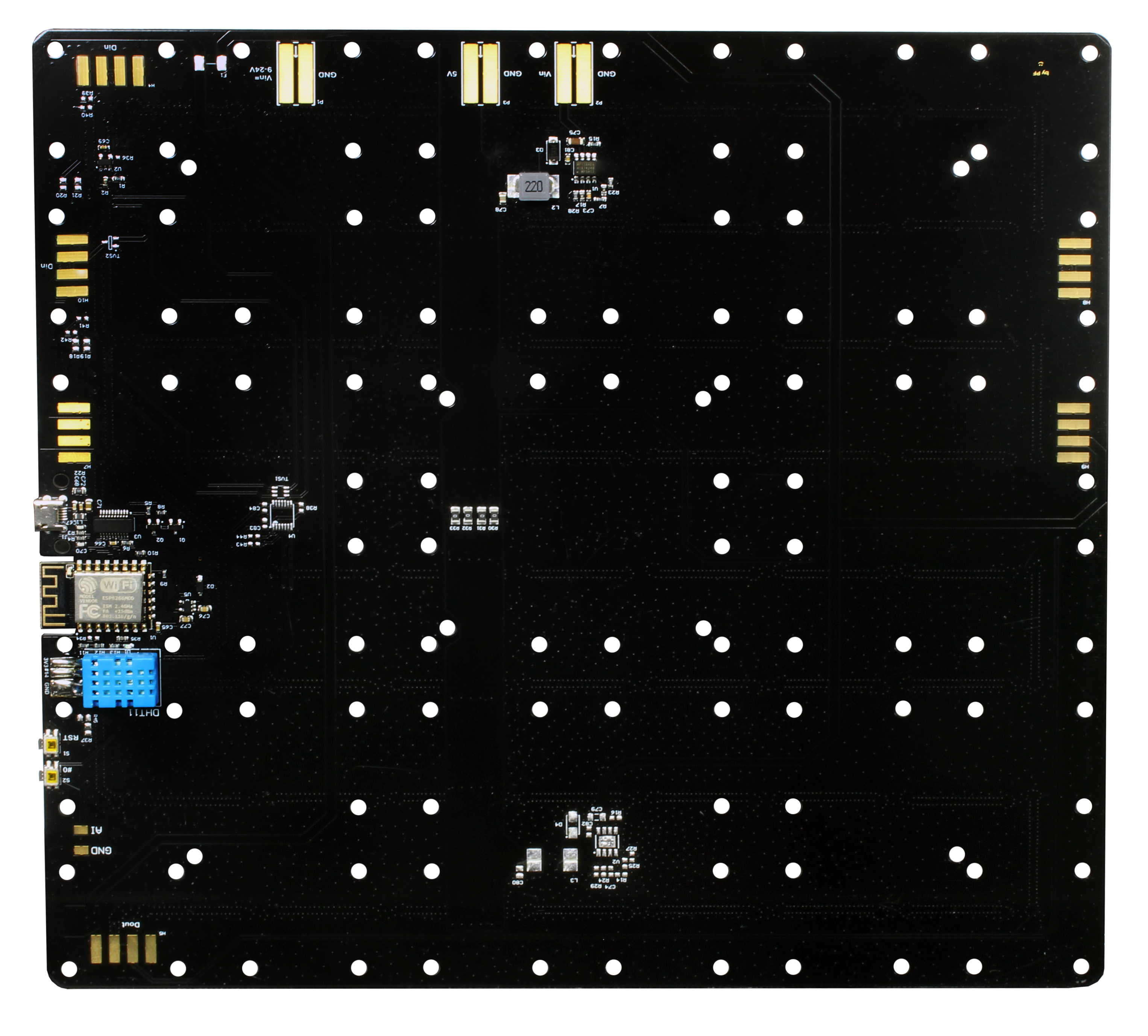 ALLNET 4duino 8x8 LED Matrix auf ESP8266 Basis inkl. Temperatur- & Feuchtigkeitssensor
