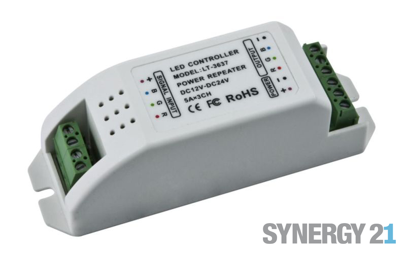Synergy 21 LED Flex Strip zub. RGB Controller DC12/24V &plus; zu - Konverter