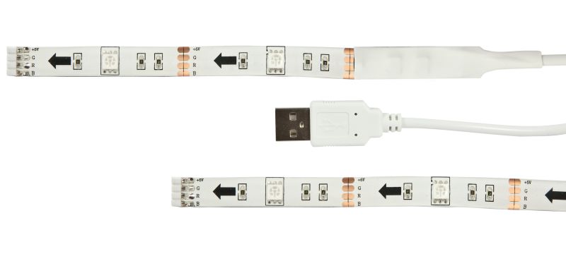 Synergy 21 LED Dekoline Flex Strip RGB USB KOMPLETT Set