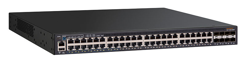 CommScope Ruckus Networks ICX 7150 7150 Switch Z-Series, 16x 100/1000/2.5G PoH ports, 32x 10/100/1000 PoE&plus; ports, 2x 10G SFP&plus; and 6x 1G SFP
