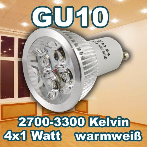 Synergy 21 LED Retrofit GU10 4x1W MF 400lm