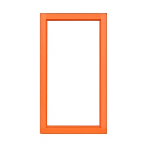 2N EntryCom Saftey zbh. Metall-Rahmen (orange)