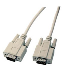 Kabel seriell DB9pol=>DB9pol St/St, RS232,  5m