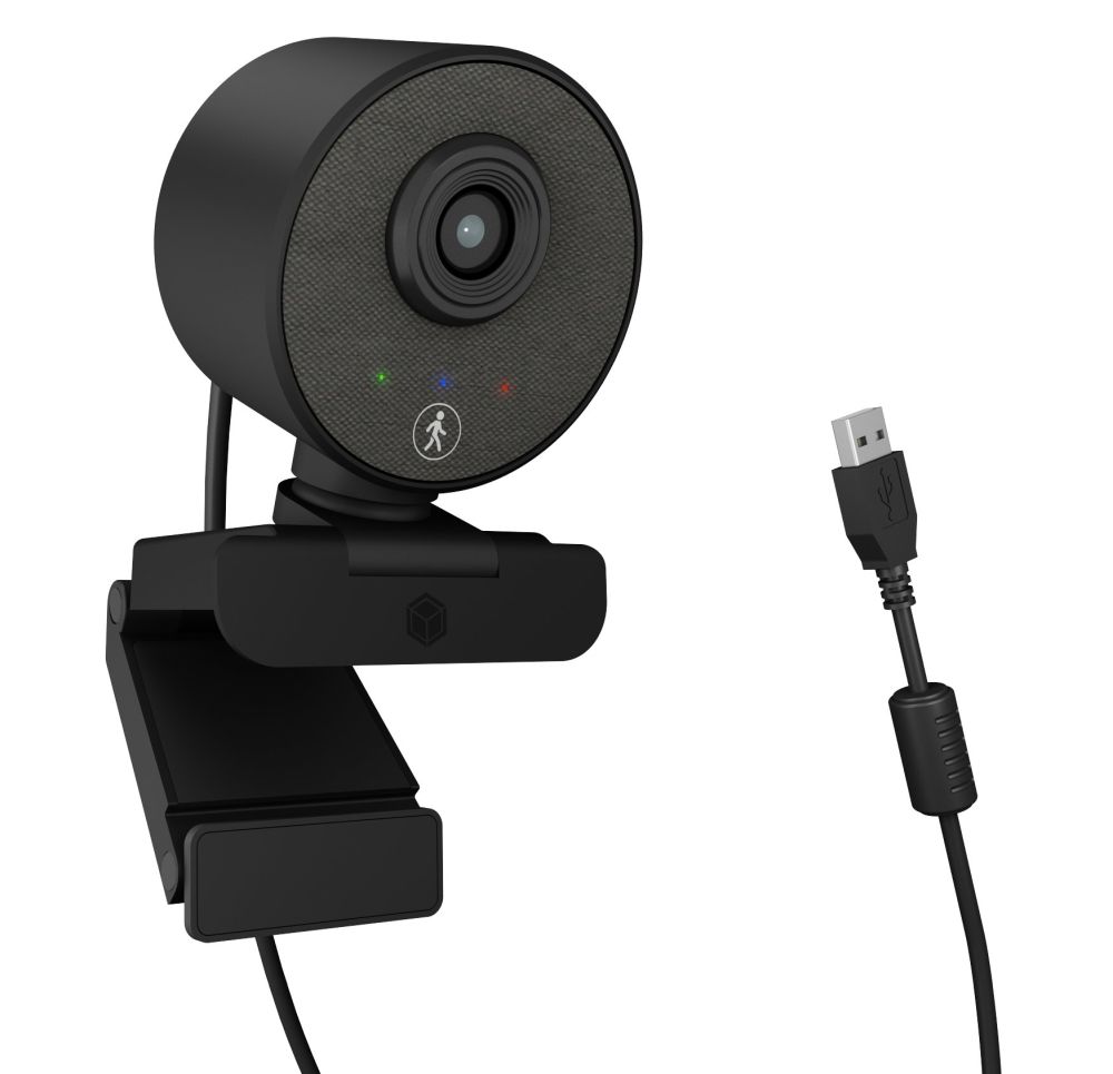 ICY Box Adapter, Full-HD Webcam mit Mikrofon, USB 2.0, IB-CAM501-HD,