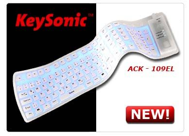Tastatur ACK-109 EL flexibel