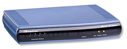 Audiocodes MediaPack 114 Analog VoIP Gateway, 4 FXO SIP Package