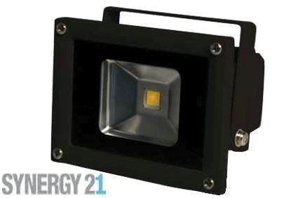 Synergy 21 LED Spot Outdoor Baustrahler 10W schwarzes Gehäuse - rot V2
