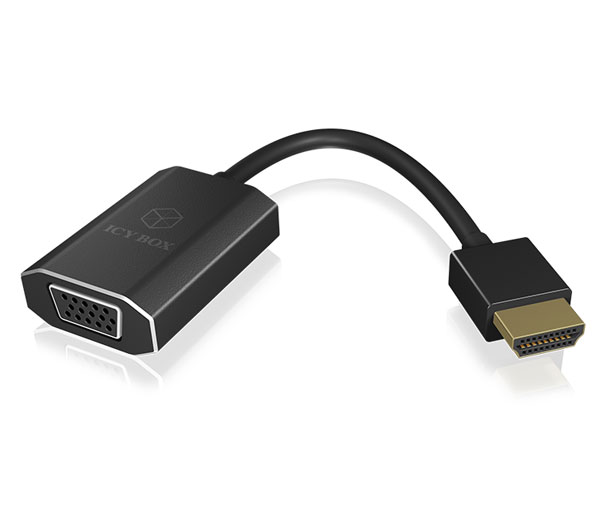 ICY Box Adapter, HDMI (A-Typ) zu VGA , IB-AD502,