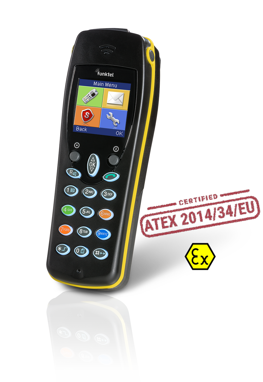 Funktel FC4Ex DECT-Handset mit ATEX-Schutz (FC4 Ex HS Set)