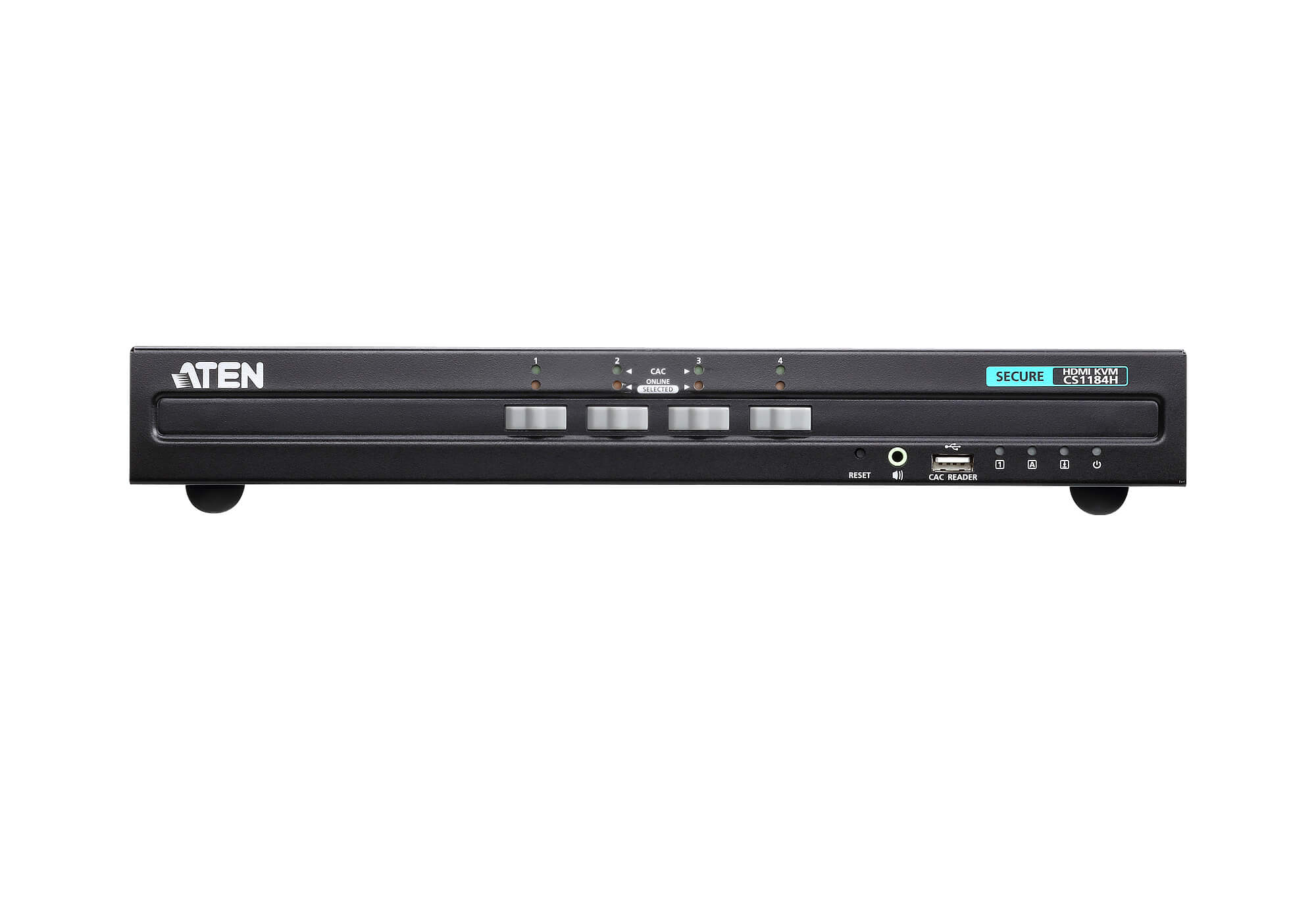 Aten KVM-Switch  4-fach Audio/HDMI, USB, Secure,
