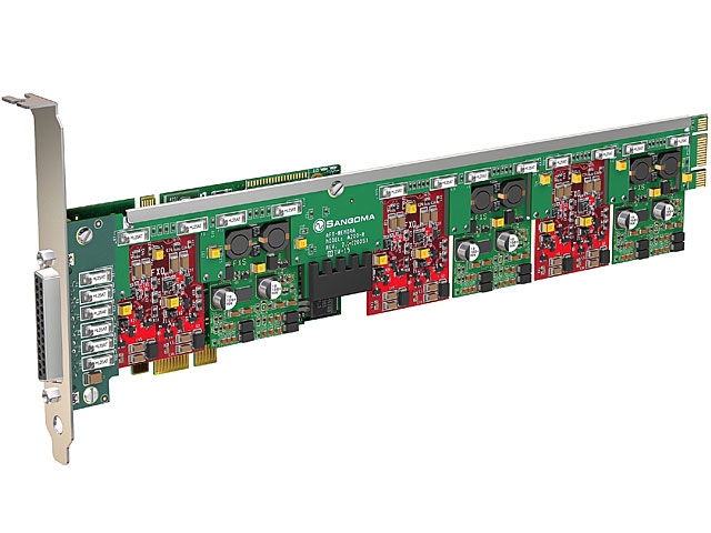 Sangoma A400 14xFXS analog Karte PCIe